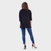 24seven Comfort Apparel Womens Elbow Sleeve Open Cardigan - 2 of 3