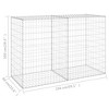 vidaXL vidaXL Gabion Basket with Lids, Galvanized Steel Gabion Wall, High Load Capacity - 4 of 4