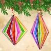 Cody Foster 6.0 Inch Spectrum Spindle Set Drop Vintage Look Tree Ornament Sets - 2 of 4