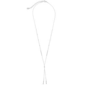 SHINE by Sterling Forever Beaded Sliding Bolo Necklace - 1 of 3