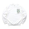 Embroidered Holly Jolly - Women's Graphic Sweatshirt - 2 of 4