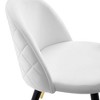 Modway Cordial Performance Velvet Dining Chairs - Set of 2 - 3 of 4