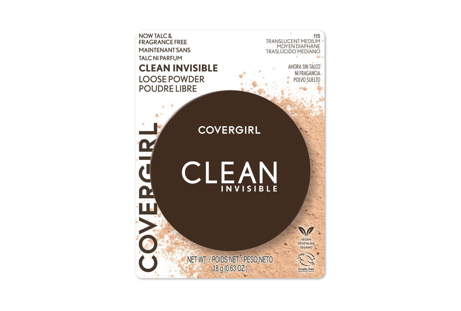 COVERGIRL Clean Invisible Loose Powder - Translucent Medium - 0.3oz
