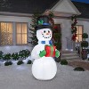 Gemmy Christmas Airblown Inflatable Snowman, 8 ft Tall, White - 2 of 3