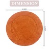 Waterford Collection Cotton Tufted Bath Rug - Home Weavers - 3 of 4