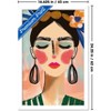 Trends International Reinders: Portraits - Spring Lady Framed Wall Poster Prints White Framed Version 14.725" x 22.375" - 3 of 4