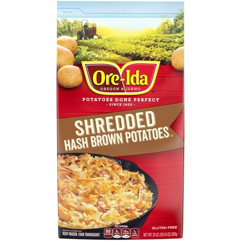 Ore-ida Shredded Hash Frozen Brown Potatoes - 30oz : Target