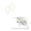 Adornia Tarnish Resistant 14k Gold Plated Geometric Hoop Earrings - 3 of 3