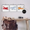Stupell Industries Triple Colorful Airplanes Drawing, 17" x 17" - 3 of 4