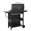 4-Burner Propane Gas Grill in Stainless Steel with Condiment Rack, and Built-in Thermometer - 3 of 4