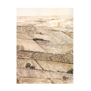 18" x 24" Grace Popp 'Arable Land III' Unframed Wall Canvas - Trademark Fine Art: Modern Decor, Vertical Orientation - 1 of 4