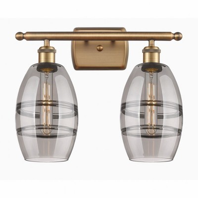 Vaz - 2 Light Bath Vanity In Industrial Style-9.13 Inches Tall and 15.88 Inches Wide