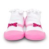 Komuello Toddler Girl First Walk Sock Shoes Mary Jane Bow - 3 of 4