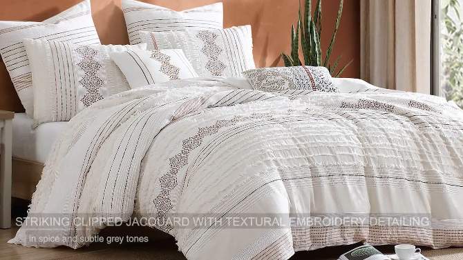 5pc Andrew Comforter Bedding Set Ivory - Riverbrook Home , 2 of 10, play video