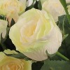 Floral Home 15.4" Cream Pink Rose Spray - 24-Piece - 2 of 3
