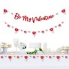 Big Dot of Happiness Conversation Hearts - Valentine's Day Party Letter Banner Decoration - 36 Banner Cutouts and Be My Valentine Banner Letters - 2 of 4