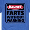 Boys' - Instant Message - Danger Farts Without Warning Short Sleeve Graphic T-Shirt - 2 of 4