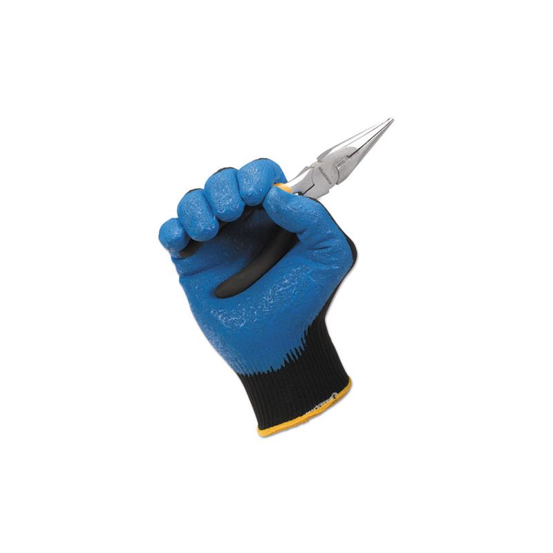 KleenGuard G40 Foam Nitrile Coated Gloves, 240 mm Length, Large/Size 9, Blue, 12 Pairs, 4 of 7