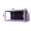 REPTI ZOO 40Gallon Reptile Terrarium, Front Opening 36 x 18 x 18 Inches Reptile Enclosure for Easy Maintenance, Reptile Tank with Top Screen - 3 of 3