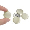 Unique Bargains Blouses Sweater Round Aluminum Cotton Fabric Cloth Covered Buttons 10 Pcs - 4 of 4
