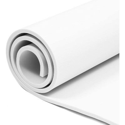 White Craft Foam Roll, EVA Sheets (6mm, 39.5 x 13.8 Inches)