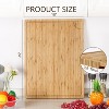 2-Pack 24 x 18-inch Wooden Cutting Boards with Drains, 0.8-inch Thick Meat and Vegetable Cutting Boards, Large Deli Boards - 3 of 4