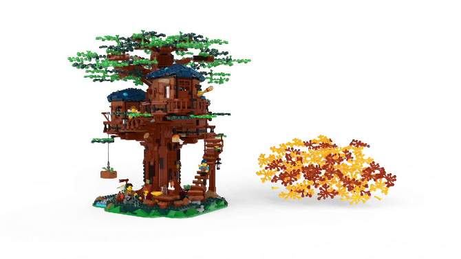 LEGO Ideas Tree House Collector&#39;s Model Building Set 21318, 2 of 12, play video