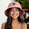 Dalix Butterfly Cotton Bucket Hat Lightweight Outdoor Travel Beach Everyday Womens - 3 of 4