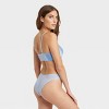 Women's Satin Cheeky Underwear - Colsie™ Blue S