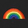 Dalix Rainbow Embroidered Fleece Cropped Hoodie Cold Fall Winter Women - 2 of 4