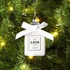 Christmas Glass White Perfume Ornament - Wondershop™ - 2 of 3