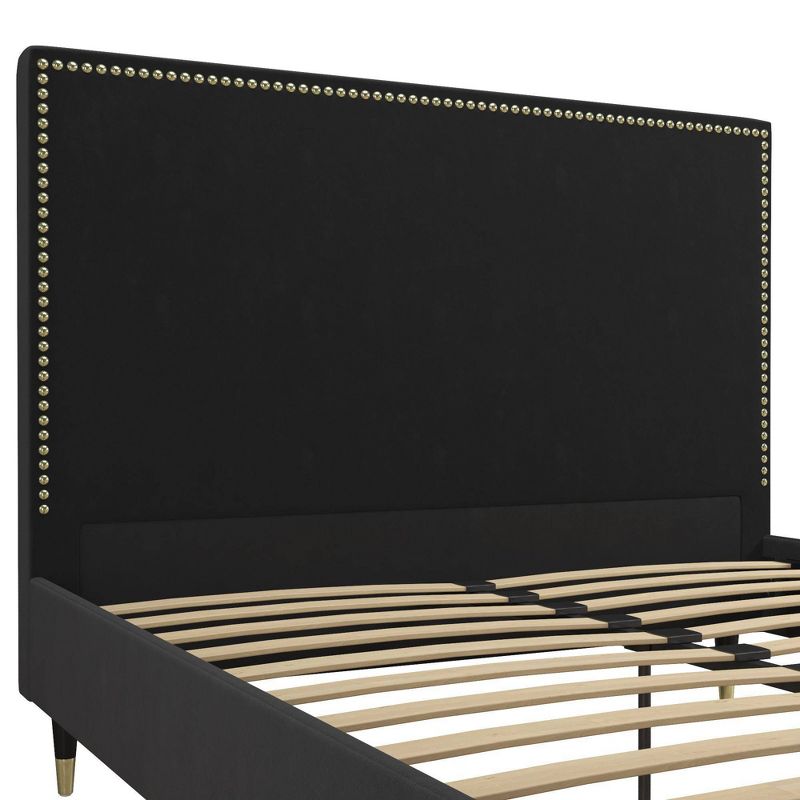 Audrey Velvet Upholstered Bed - Cosmoliving, 3 of 11