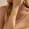 Gold Cross Bead Bracelets Set for Women, Dainty Layered Initial Letter A-Z Stackable Jewelry Gifts - 4 of 4