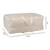 REGALWOVEN Foldable Clothes Storage Bags with Handles for Organizing Bedroom - 2 of 4