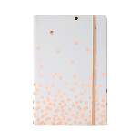 Lined Journal 8.5" x 5.5" Rose Gold Dot - Dabney Lee