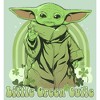Girl's Star Wars The Mandalorian Grogu St. Patrick's Day Little Green Cutie T-Shirt - 2 of 4