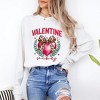 Simply Sage Market Women's Coquette Valentine Vibes Long Sleeve Garment Dyed Tee - 2 of 3