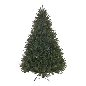 GDFStudio Zoe 7.5 Foot Norway Spruce Unlit Hinged Artificial Christmas Tree - 1 of 4