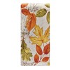 Autumn Leaves Fall Printed Napkins, Set of 8 - 17" x 17" - Orange/Yellow - Elrene Home Fashions - 4 of 4