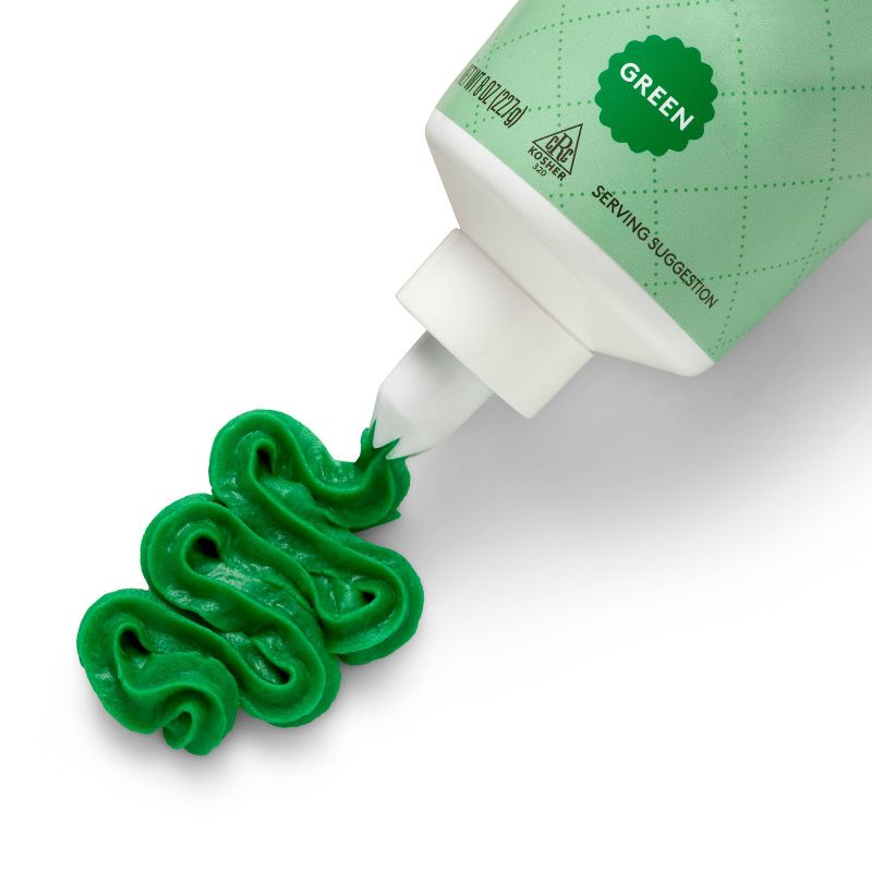 Green Star Tip Decorating Icing - 8oz - Favorite Day&#8482;, 2 of 4