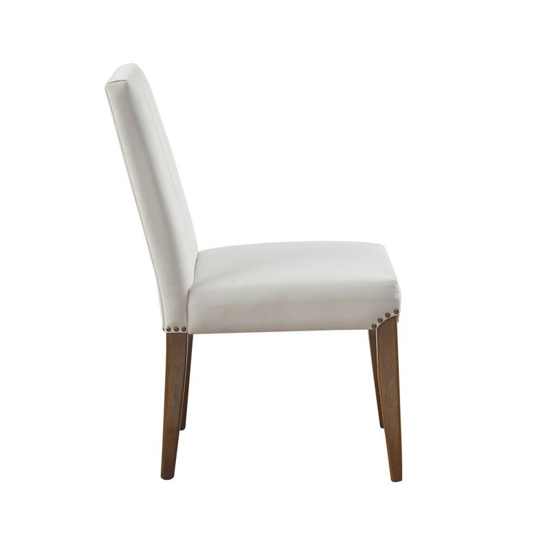 2pk Zuri Channel Tufting Dining Chairs Cream - Madison Park, 5 of 11