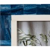 Sagebrook Home 5" x 7" Decorative Photo Frame - Contemporary Resin Wood Navy Blue and White Geometric Design Picture Frame - Home - 4 of 4