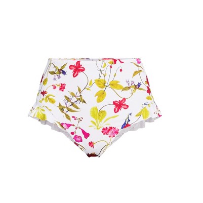 white multi garden floral