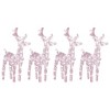 vidaXL Christmas Reindeers 4 pcs Warm White 160 LEDs Acrylic - 2 of 4