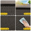125-Gallon Large Waterproof PE Rattan Deck Box, Outdoor Storage Bin with Handles & Wheels for Garden, Balcony, Porch, Pool, and Yard - 3 of 4