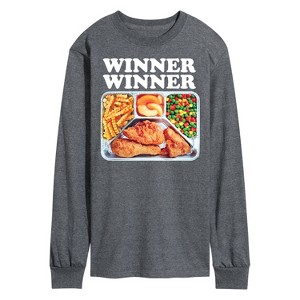 Men's - Instant Message - Winner Winner Chicken Dinner Long Sleeve Graphic T-Shirt - 1 of 4