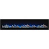 Napoleon Alluravision 76.75''W x 17.3''H x 5.8''D Deep Wall Mount Electric Fireplace - Black - 4 of 4
