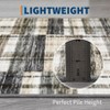 Farmhouse Plaid Area Rugs for Living Room Bedroom, Low Pile Non-Slip Modern Soft Faux Wool Carpet - 4 of 4