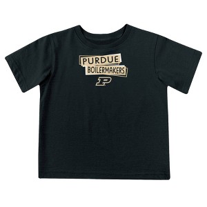 NCAA Purdue Boilermakers Toddler Boys' 2pk Short Sleeve and Long Sleeve T-Shirts - 1 of 4