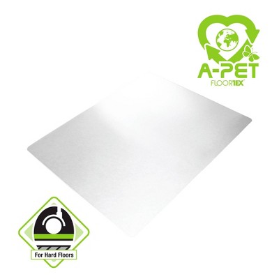 Floortex - Advantagemat Plus APET Rectangular for Hard Floors Clear